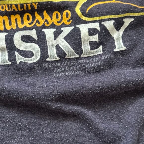 Vintage 80s Jack Daniels Tennessee Whiskey Tee T-Shirt Size Large - Picture 3 of 5